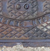 Manhole Cover Smiley