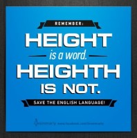 Save the English language!