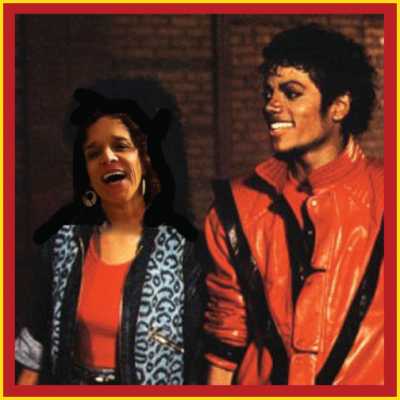 Photoshopped myself to be Michael Jackson’s date for THRILLER