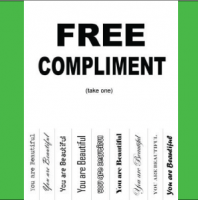 Free Compliments. Take One.