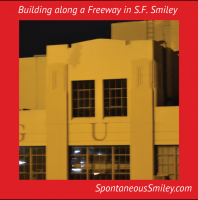 Building along a Freeway in S.F. Smiley