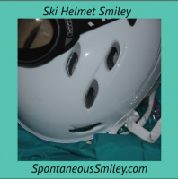 Ski Helmet Smiley
