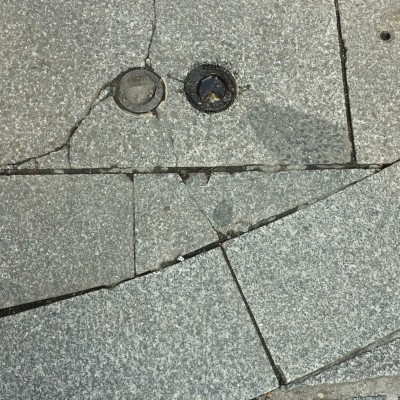 Sidewalk Smiley