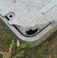 Winking Utility Box Smiley