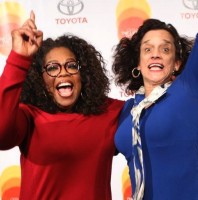 I walked in and Oprah said, “Yay, it’s Spontaneous Smiley!”