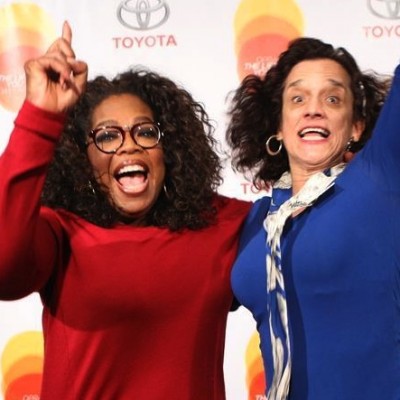 I walked in and Oprah said, “Yay, it’s Spontaneous Smiley!”