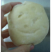 Dinner Roll Smiley