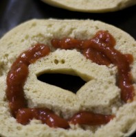 Pizza Bagel Smiley