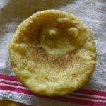 Snickerdoodle Smiley Baked in a cupcake pan.